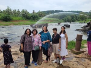Women travelers enjoying travel therapy benefits during Sri Lanka tour by Yellow Umbrella Holidays